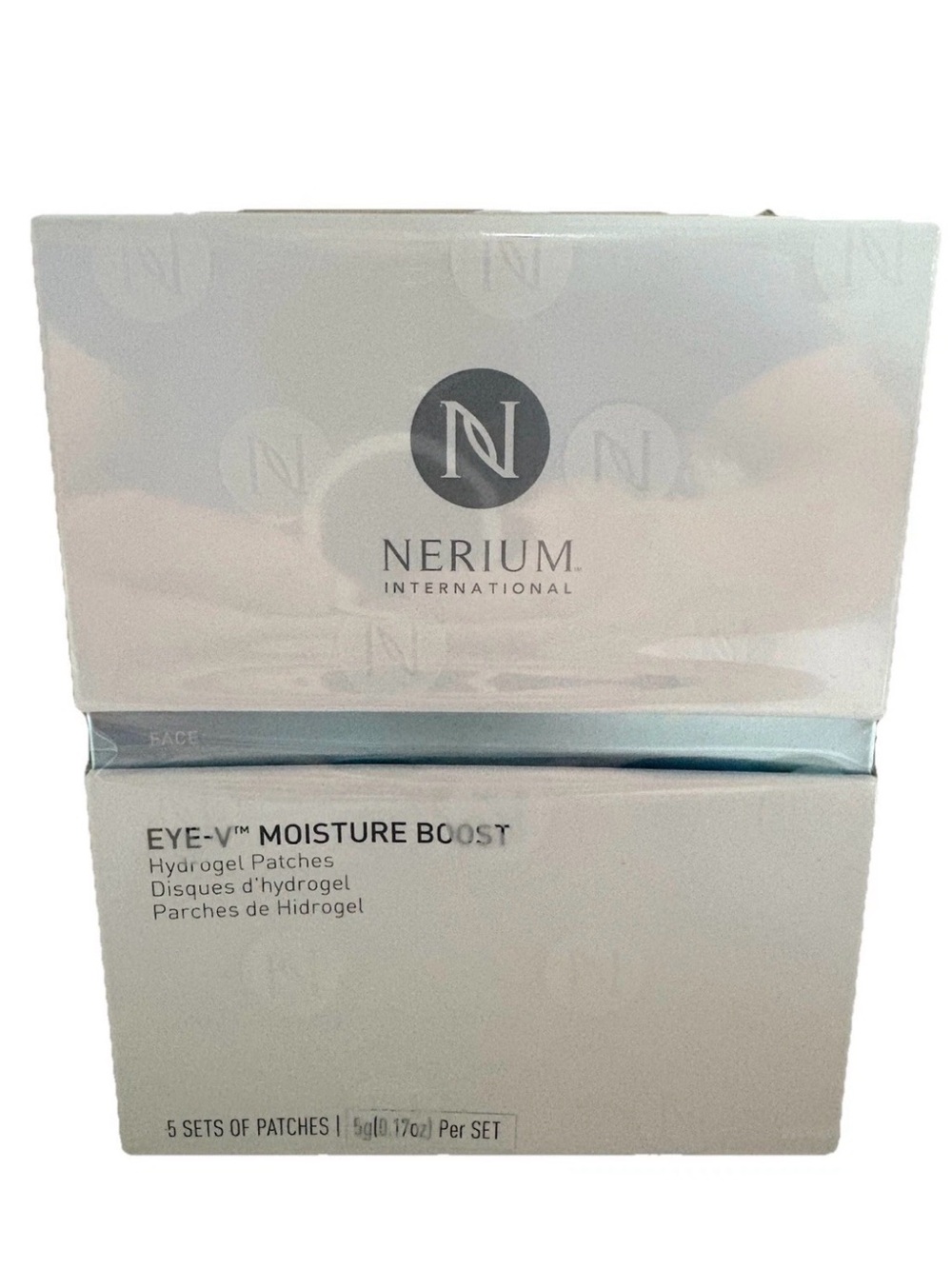 Nerium Eye-V Moisture Boost Hydrogel Patches - White & Silver